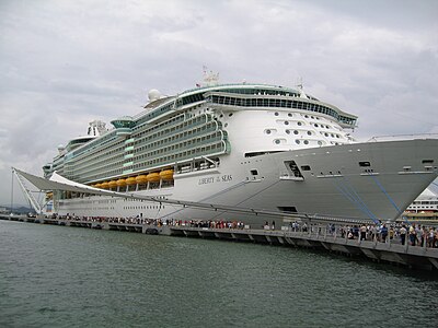 Liberty of the Seas during her Sea Trials