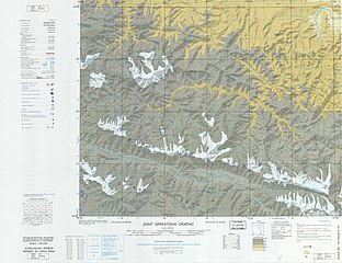 Map including part of southern Guma (Pishan) County (DMA, 1973)