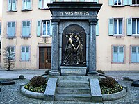 War memorial at Sainte Marie-aux-Mines.