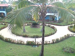 A garden at a resort in Bayahibe