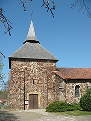 Église Saint-Jean-Baptiste de Mézos, siglo XIV.