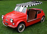 A rare Ghia-designed Fiat 500 Jolly