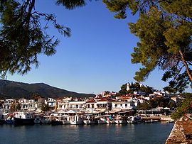 Skiathos harbor