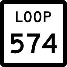 Texas Loop 574.svg