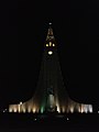 Hallgrímskirkja at night