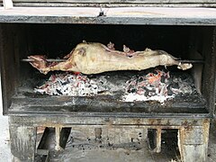 Lamb na raznju in Sarajevo