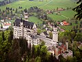 The Neuschwanstein Castle in Schwangau, Germany.