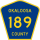 County Road 189 marker