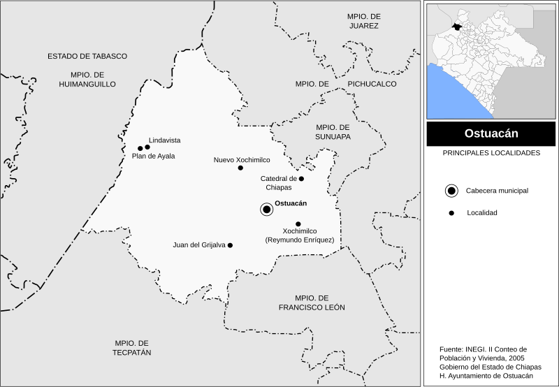 Archivo:Ostuacan localidades.svg