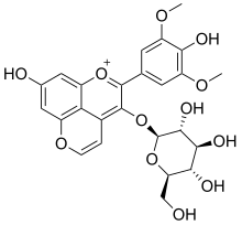 Chemical structure of vitisin B