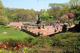 Terraza Bethesda en Central Park.