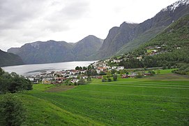 View from E16 highway