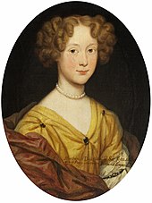 Painting of young girl in 17th century dress