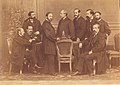 Image 64Members of the provisional government after the 1868 Glorious Revolution, by Jean Laurent. (from History of Spain)