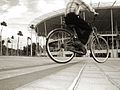 Cycling inside Infosys