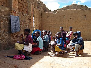 School class in Kuito