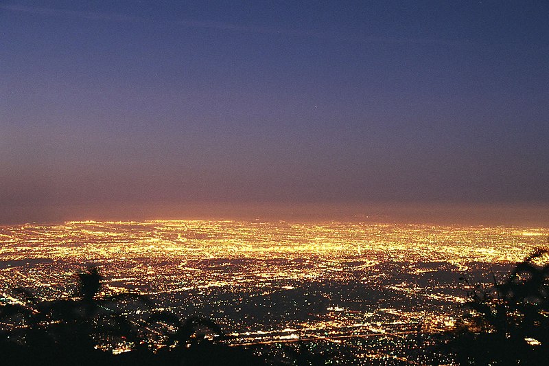 File:LA at dawn.jpg