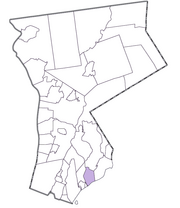 Location within Westchester County