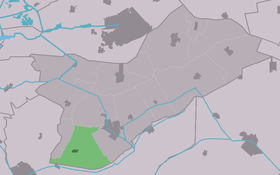 Location of Langezwaag