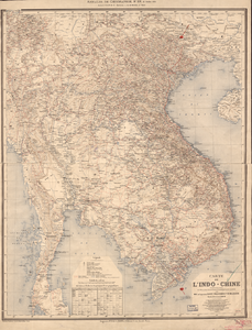 Carte de l'Indo-Chine (1895)