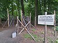 German border crossing from WWI, part of the Wire of Death