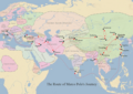 Image 15Map of Marco Polo's travels (from History of Asia)