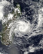 Cyclone Clovis approaching Madagascar