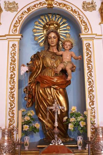 Archivo:Virgen Blanca, de Jaén..jpg