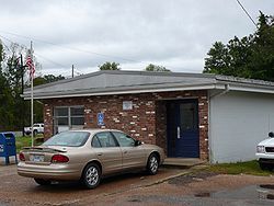 The U.S. Post Office in Boligee, Alabama