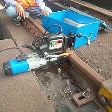 Electric Rail Drilling Machine