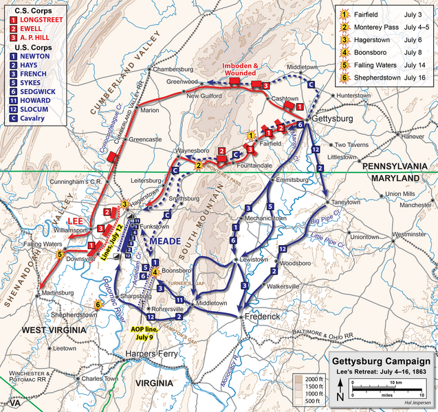 Archivo:Gettysburg Campaign Retreat.png