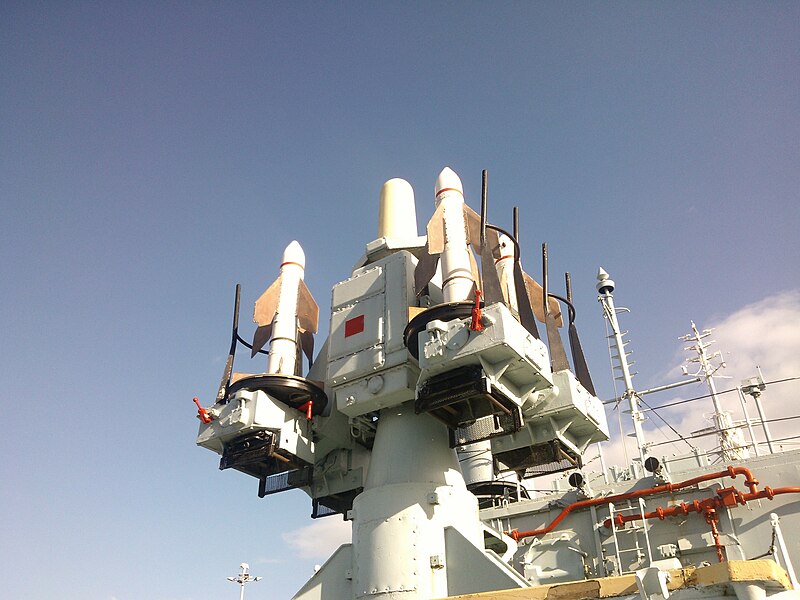 File:HMS Cavalier Seacat launcher.jpg