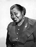 Black-and-white photo of Hattie McDaniel in 1941.