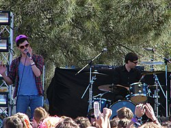 The Teenagers performing in Mandurah, Australia in December 2008