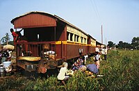 Buffer and twin chain German-heritage couplers in Togo