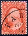 Image 1The first officially perforated United States stamp (1857) (from Postage stamp)