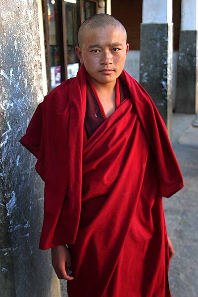 File:Buddhist monk of Bhutan.jpg