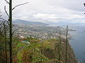 City of Câmara de Lobos, and in the background the city of Funchal.