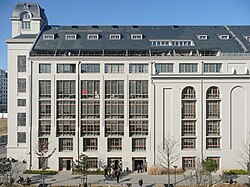 The main, historic building on the Grands Moulins campus.