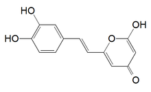 Chemical structure of hispidin