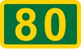 alt=Highway 80 shield}}