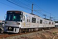 A 03 series train in service on the Kumamoto Electric Railway. These maintain the Tokyo Metro classification and numbering.