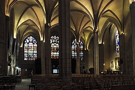 The interior of the church