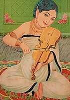 Manada Sundari, chromolithograph by Kansaripara Art Studio, late 19th century