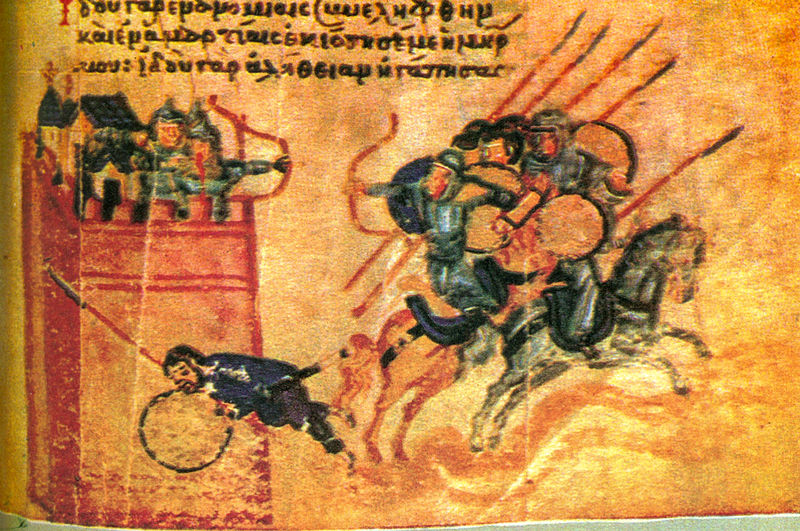 Archivo:Miniature from the Chludov-psalter.jpg