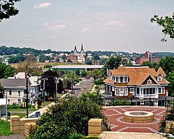 Looking north from Walnut Hill Park