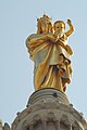 The statue of Mary with child on top of the Notre Dame de la Garde