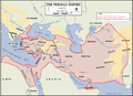 Achaemenid Empire (Persian Empire) around 490 BC shortly before its greatest extent.