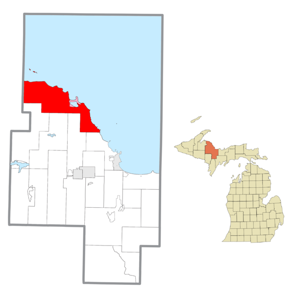 File:Powell Township, MI location.png