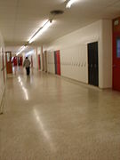 Thistletown Collegiate Institute's hallway